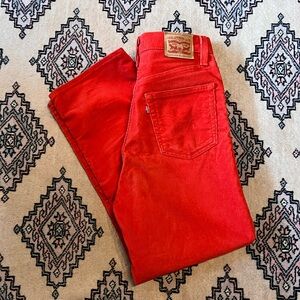 Levi’s ribcage straight ankle corduroys